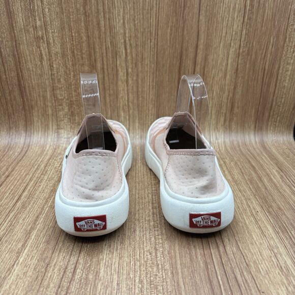 VANS Comfycush One Slip On Women Size 6 Subtle Checker Peach White | VN0A45J5ZGI - Picture 3 of 9